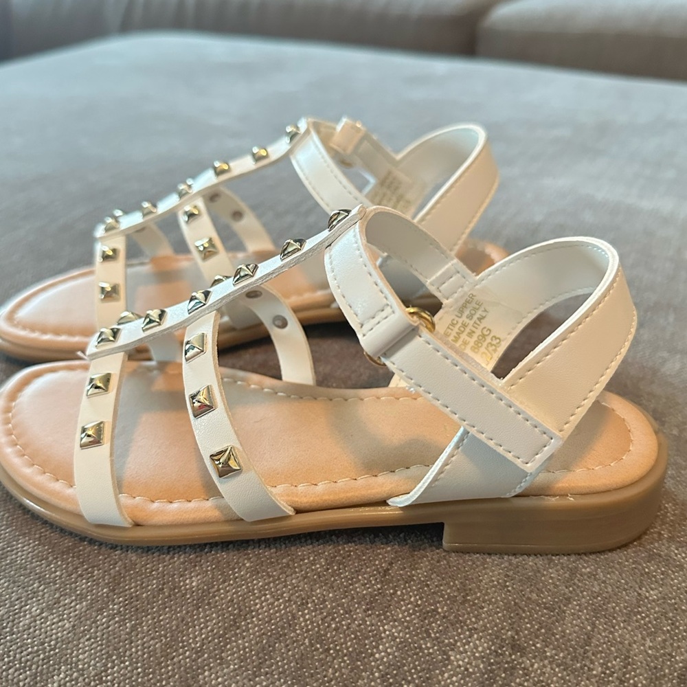 Girls gladiator sandals size 2 (33 EU)